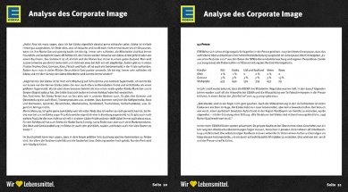 Brandbook EDEKA Analyse Coporate Image