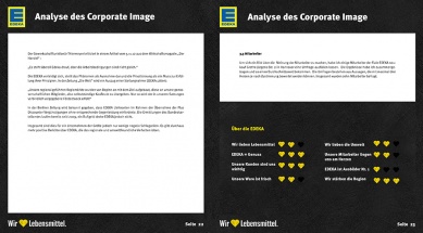 Brandbook EDEKA Analyse Coporate Image