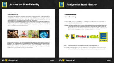 Brandbook EDEKA Analyse Brand Identity